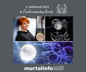 1. Vollmond 2023 im Tierkreiszeichen Krebs