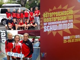 Murtal: ATUS Knittelfeld - Österreichische Meisterschaften der Nachwuchsklassen im Schwimmen in Wels