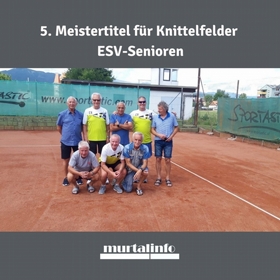 5. Meistertitel für Knittelfelder ESV-Senioren