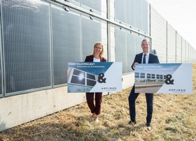 Pilotprojekt Photovoltaik an Lärmschutzwänden