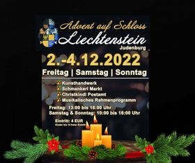 Advent auf Schloss Liechtenstein