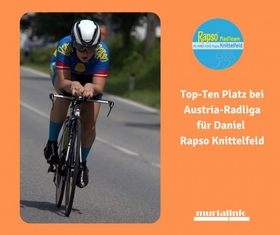 Top-Ten Platz bei Austria-Radliga für Daniel Rapso Knittelfeld