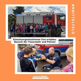 Einsatzorganisationen live erleben: Besuch der Feuerwehr und Polizei