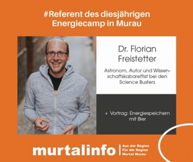 9. Energiecamp der Holzwelt Murau wir stellen vor: Dr. Florian Freistetter