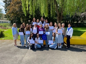 HAK Judenburg bei der Euroscola Online-Session am 20. Mai 2022