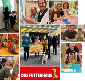 Spendenscheck-Übergabe zum Projektabschluss