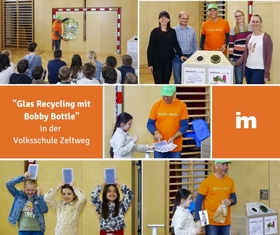 Zeltweg: Glas Recycling mit Bobby Bottle