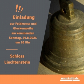 Einladung zur Feldmesse und Glockenweihe