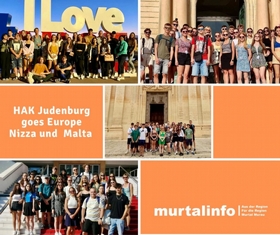 HAK Judenburg goes Europe – interessante Praxiserfahrungen in Nizza und Sprachaufenthalt in Malta