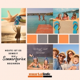 Heute ist es so weit die Sommerferien beginnen!