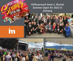 Hitfeuerwerk beim 2. Murtal Sommer Open Air in Zeltweg