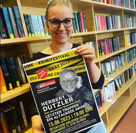 Murtal: Spannende Lesung mit Bestsellerautor Herbert Dutzler in der Bücherei Zeltweg