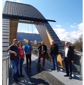 Offizielle Freigabe der Geh- und Radwegbrücke in Scheifling