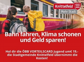 Sichere dir deine kostenfreie ÖBB Vorteilscard Jugend!