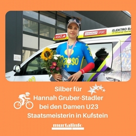 ÖM/U23 Silber für Hannah Gruber-Stadler