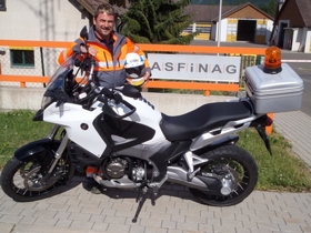 ASFINAG: Autobahnmeistereien sind bei Formel 1 mit Motorrad-Power im Einsatz