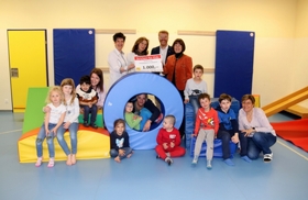 „Stricken für Kids“ spendete an den Heilpädagogischen Kindergarten