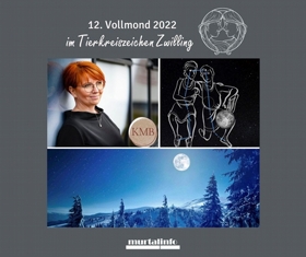 12. und letzter Vollmond 2022 im Tierkreiszeichen Zwillinge
