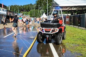 Murtal: Feuerwehr sorgt am Red Bull Ring für Abkühlung