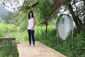 Neuer Steg bei der Apfelberger „Amphibienwiege“