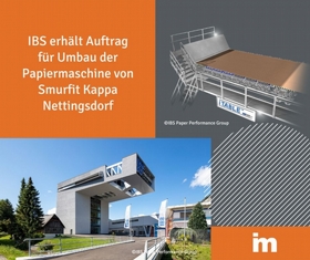 IBS erhält Auftrag für Umbau der Papiermaschine von Smurfit Kappa Nettingsdorf
